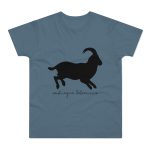 Camiseta hombre punto liso - Azul piedra - Miotragus balearicus