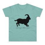 Camiseta hombre punto liso - Verde menta - Miotragus balearicus