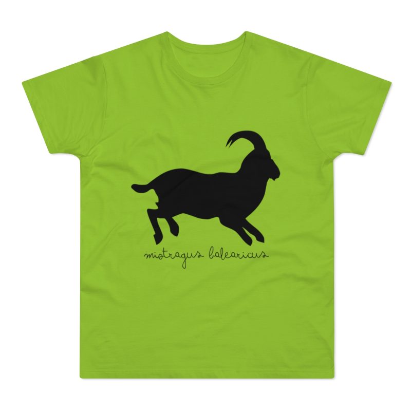 Camiseta hombre punto liso - Verde orquidea - Miotragus balearicus