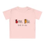 Camiseta de bebe - Rosa empolvado - Camiseta Bon dia tot lo dia Camiseta de bebe - Rosa empolvado - Camiseta Bon dia tot lo dia