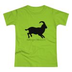 Camiseta mujer punto liso - Verde orquidea - Miotragus balearicus