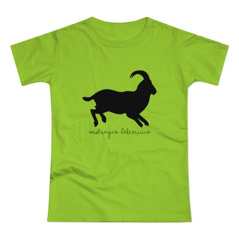 Camiseta mujer punto liso - Verde orquidea - Miotragus balearicus