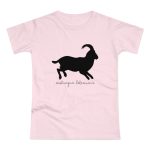 Camiseta mujer punto liso - Rosa orquidea - Miotragus balearicus