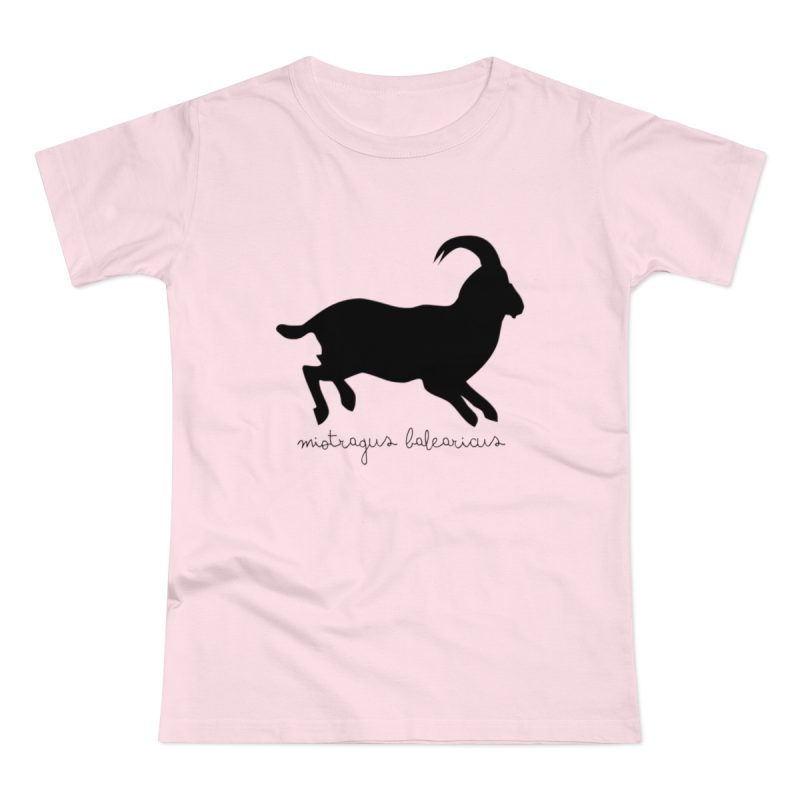 Camiseta mujer punto liso - Rosa orquidea - Miotragus balearicus