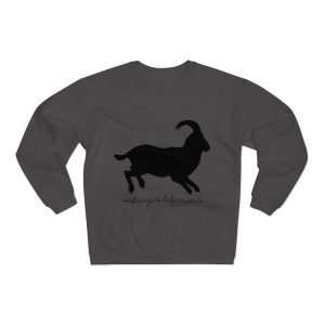 Sudadera cuello redondo premium - Antracita - Miotragus balearicus