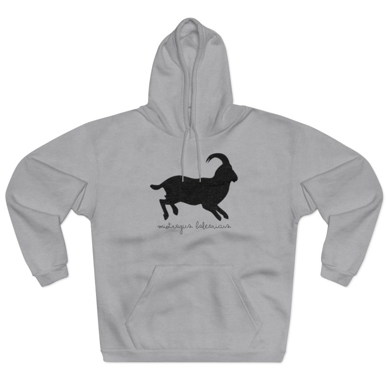 Sudadera con capucha cerrada - Gris jaspeado claro - Miotragus balearicus