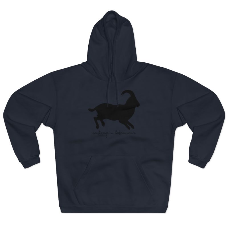 Sudadera con capucha cerrada - Azul marino - Miotragus balearicus