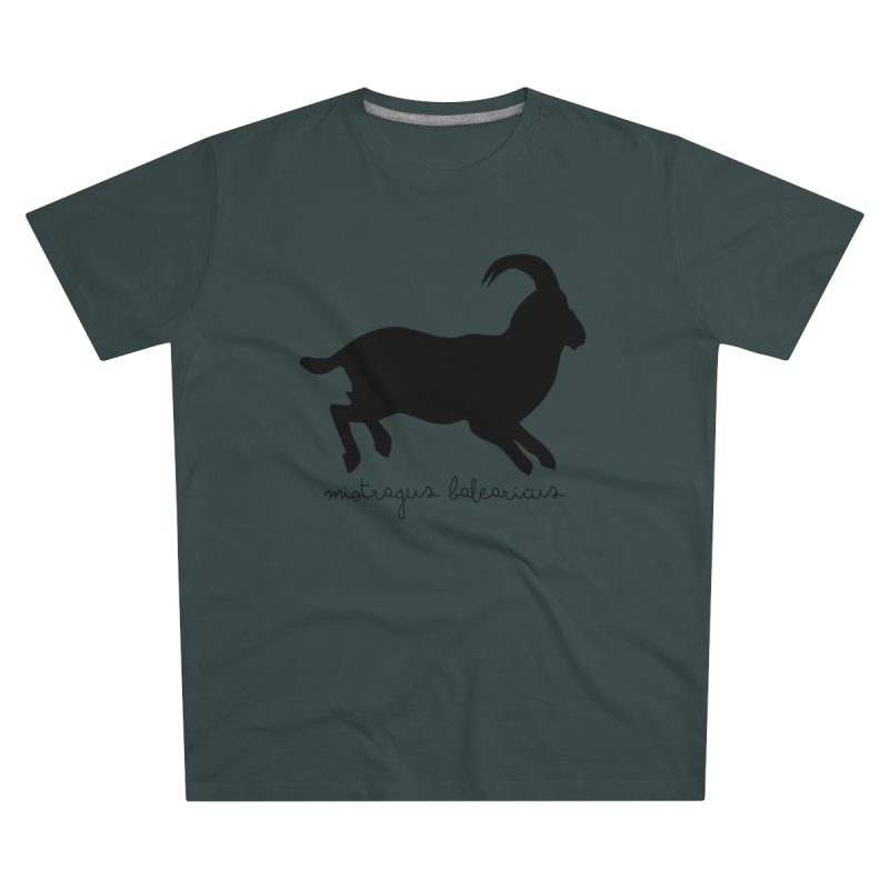 Camiseta hombre corte moderno - Gris marengo - Miotragus balearicus