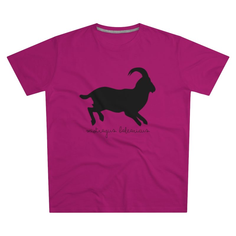 Camiseta hombre corte moderno - Rosa oscuro - Miotragus balearicus