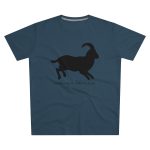 Camiseta hombre corte moderno - Azul vaquero - Miotragus balearicus