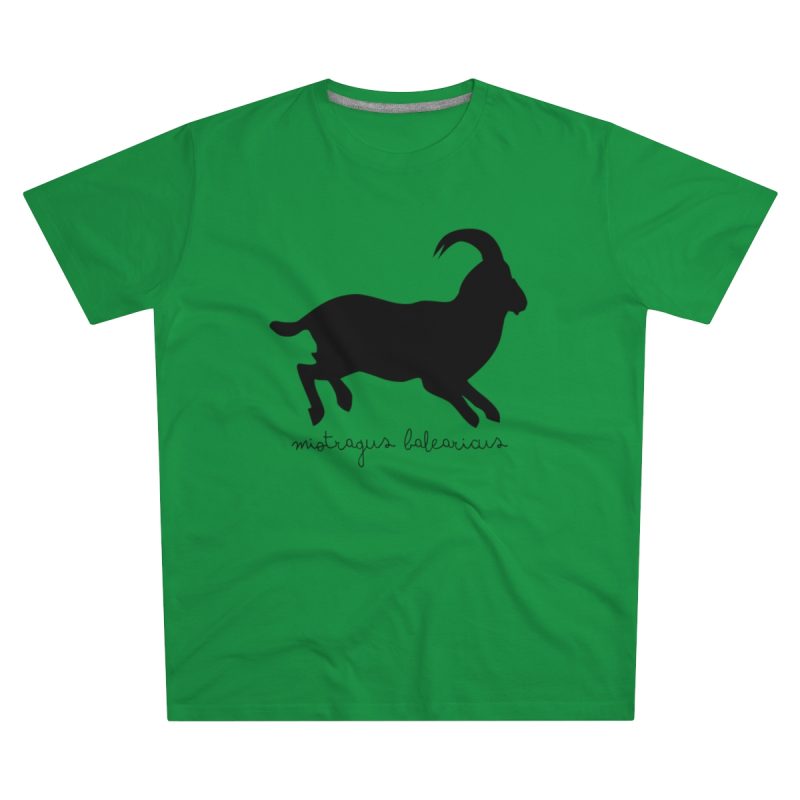Camiseta hombre corte moderno - Verde Kelly - Miotragus balearicus