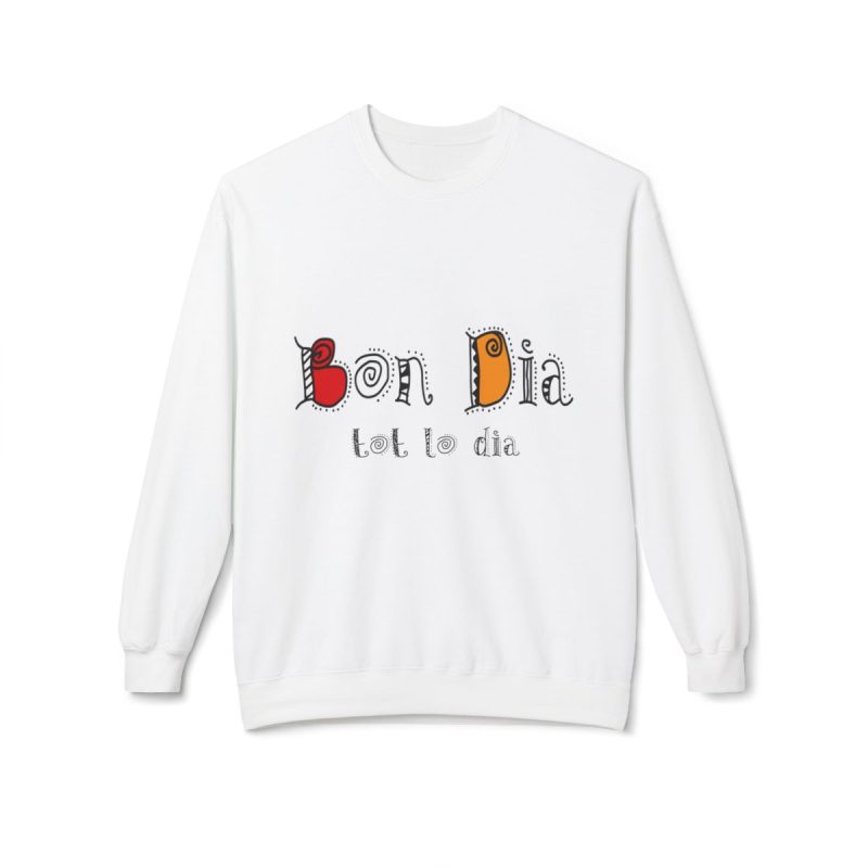 Sudadera Softstyle cuello redondo - Blanco - Camiseta Bon dia tot lo dia