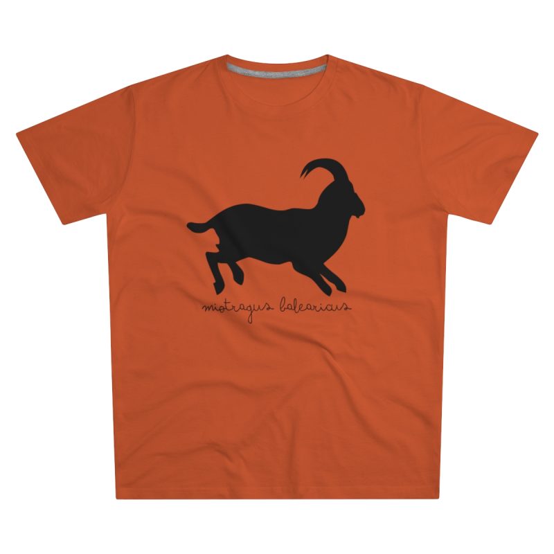 Camiseta hombre corte moderno - Naranja - Miotragus balearicus