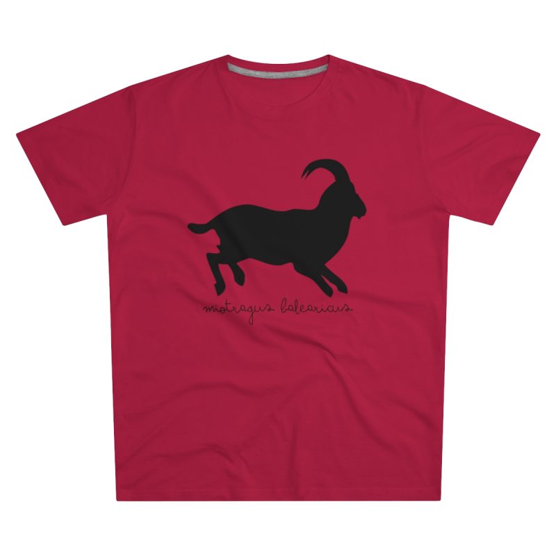 Camiseta hombre corte moderno - Rojo - Miotragus balearicus
