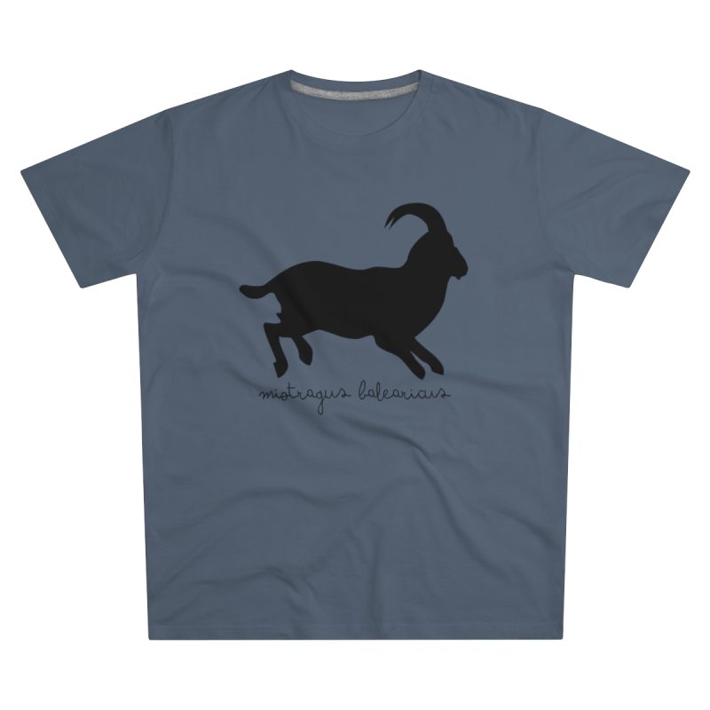 Camiseta hombre corte moderno - Azul marino - Miotragus balearicus