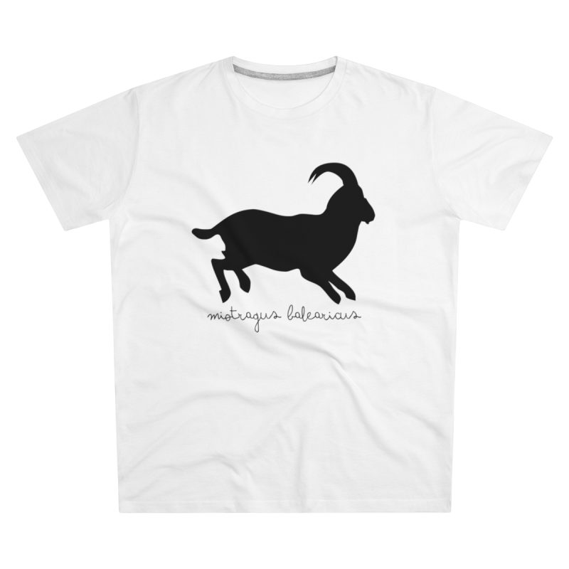 Camiseta hombre corte moderno - Blanco - Miotragus balearicus
