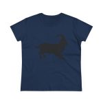 Camiseta mujer algodon medio - Azul marino - Miotragus balearicus Camiseta mujer algodon medio - Azul marino - Miotragus balearicus