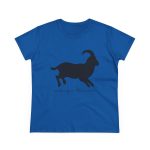 Camiseta mujer algodon medio - Azul royal - Miotragus balearicus Camiseta mujer algodon medio - Azul royal - Miotragus balearicus