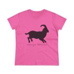 Camiseta mujer algodon medio - Rosa azalea - Miotragus balearicus Camiseta mujer algodon medio - Rosa azalea - Miotragus balearicus