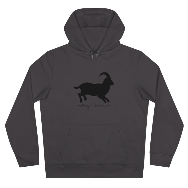 Sudadera con capucha King - Gris asfalto - Miotragus balearicus