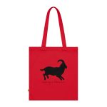 Bolsa de algodon organico - Rojo clasico - Miotragus balearicus