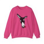 Sudadera cuello redondo - Fucsia intenso - Somera Sudadera cuello redondo - Fucsia intenso - Somera