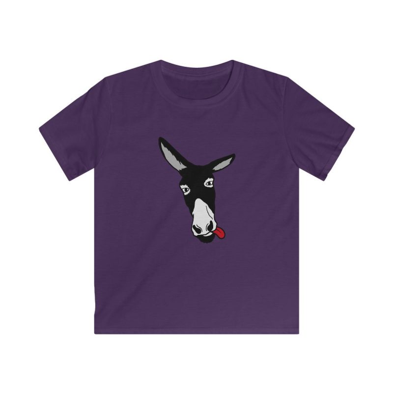 Camiseta infantil Softstyle - Morado - Somera
