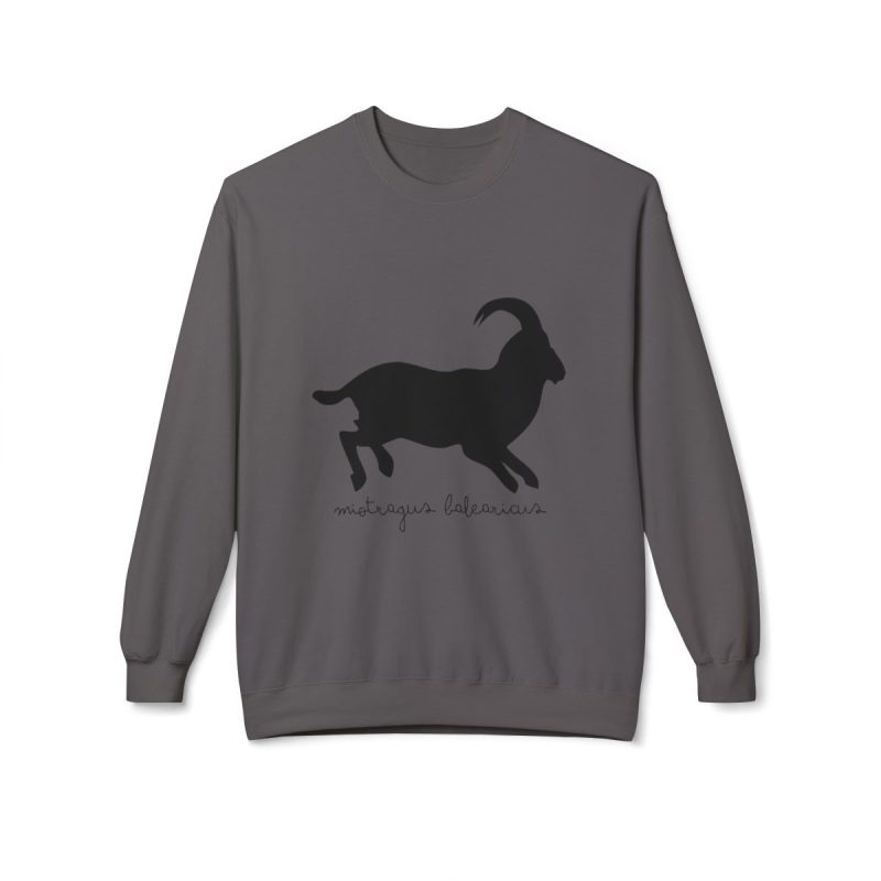 Sudadera Softstyle cuello redondo - Gris marengo - Miotragus balearicus Sudadera Softstyle cuello redondo - Gris marengo - Miotragus balearicus