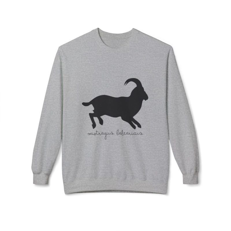 Sudadera Softstyle cuello redondo - Gris deportivo - Miotragus balearicus