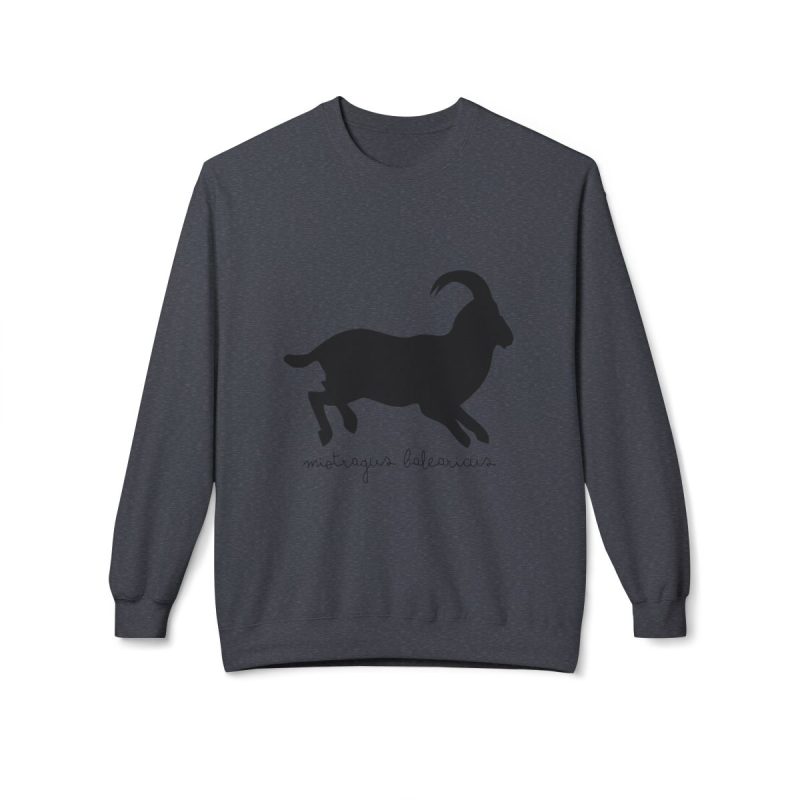 Sudadera Softstyle cuello redondo - Gris jaspeado oscuro - Miotragus balearicus
