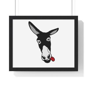 Poster enmarcado horizontal - Negro - Somera