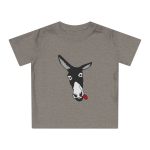 Camiseta de bebe - Gris jaspeado melange - Somera