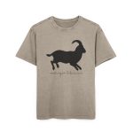 Camiseta oversize lavado acido - Caqui oscuro - Miotragus balearicus