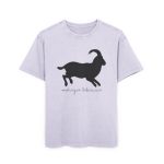 Camiseta oversize lavado acido - Lila suave - Miotragus balearicus