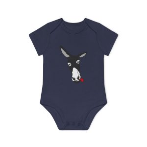 Body bebe manga corta organico - Azul marino nautico - Somera