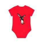 Body bebe manga corta organico - Rojo - Somera