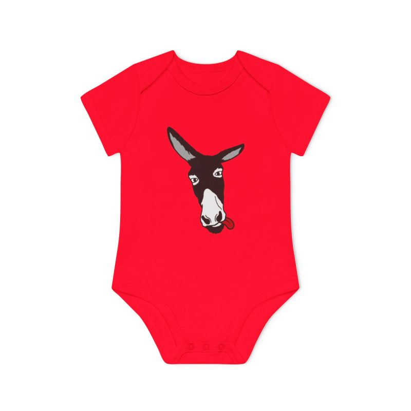 Body bebe manga corta organico - Rojo - Somera
