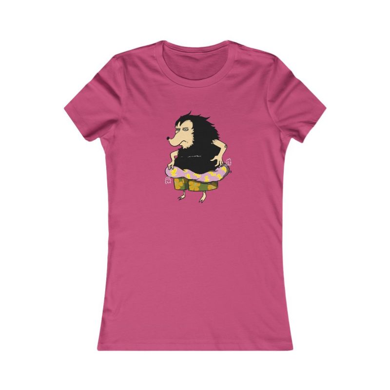 Camiseta mujer Favorite - Frambuesa - Camiseta Eriço Surf Camiseta mujer Favorite - Frambuesa - Camiseta Eriço Surf