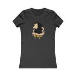 Camiseta mujer Favorite - Gris antracita jaspeado - Camiseta Eriço Surf Camiseta mujer Favorite - Gris antracita jaspeado - Camiseta Eriço Surf