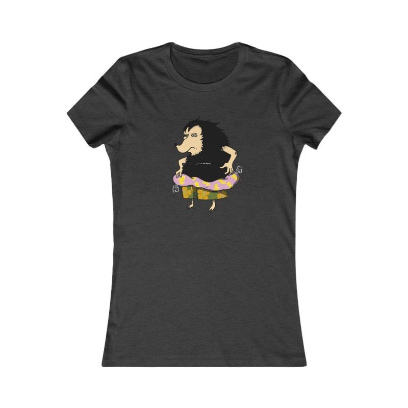 Camiseta mujer Favorite - Gris antracita jaspeado - Camiseta Eriço Surf