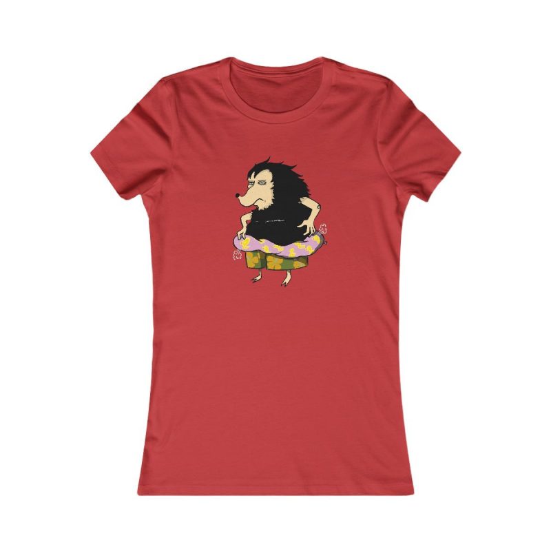 Camiseta mujer Favorite - Rojo - Camiseta Eriço Surf