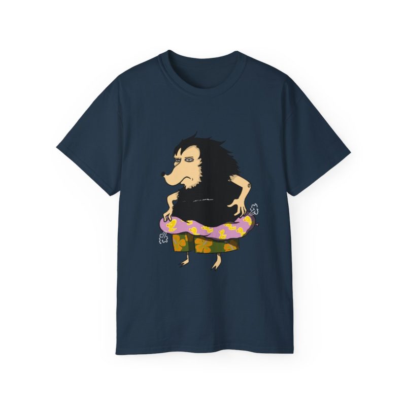 Camiseta ultra algodon - Azul crepusculo - Camiseta Eriço Surf
