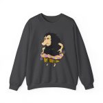 Sudadera cuello redondo - Gris oscuro jaspeado - Camiseta Eriço Surf Sudadera cuello redondo - Gris oscuro jaspeado - Camiseta Eriço Surf