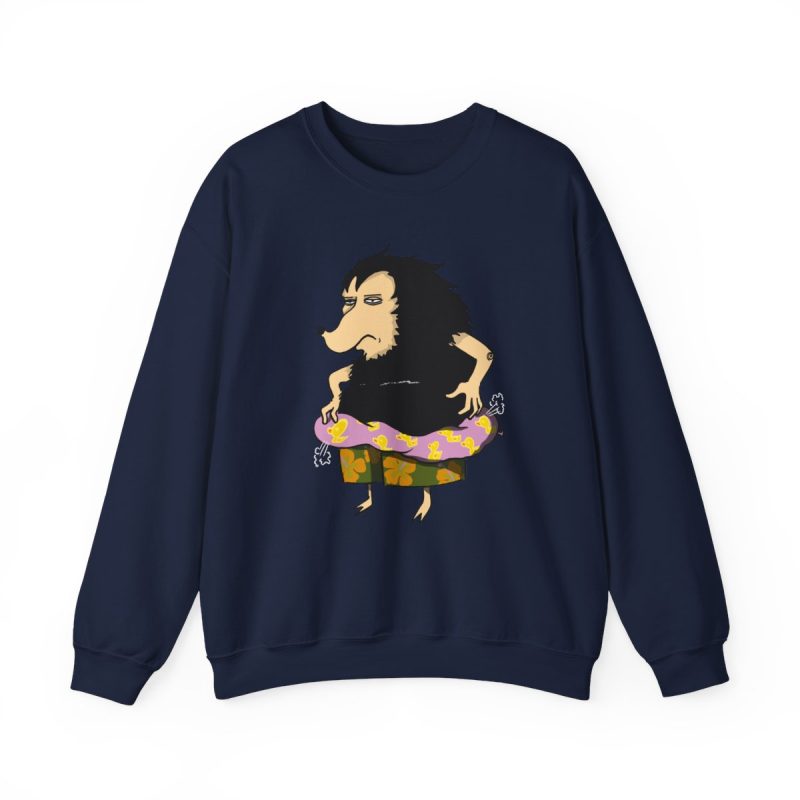 Sudadera cuello redondo - Azul marino - Camiseta Eriço Surf