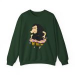Sudadera cuello redondo - Verde bosque - Camiseta Eriço Surf Sudadera cuello redondo - Verde bosque - Camiseta Eriço Surf