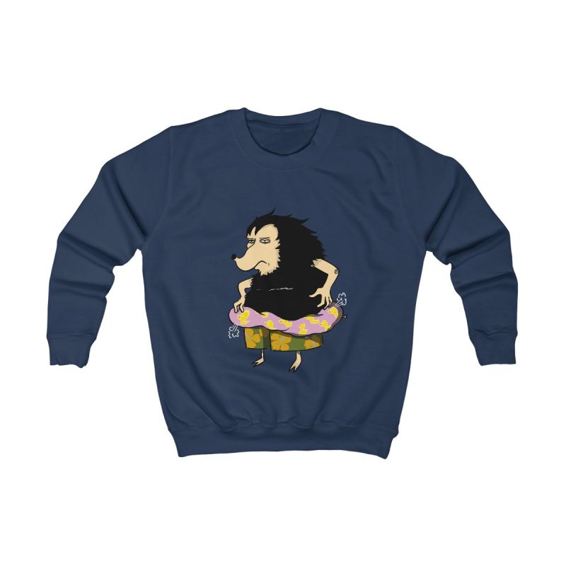 Sudadera infantil - Azul marino Oxford - Camiseta Eriço Surf