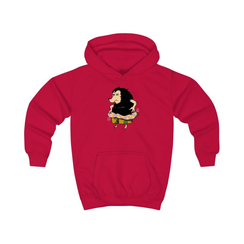 Sudadera con capucha infantil - Rojo fuego - Camiseta Eriço Surf