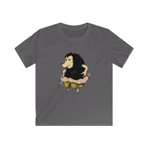 Camiseta infantil Softstyle - Gris marengo - Camiseta Eriço Surf