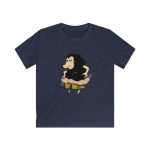 Camiseta infantil Softstyle - Azul marino - Camiseta Eriço Surf