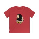 Camiseta infantil Softstyle - Rojo - Camiseta Eriço Surf